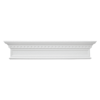 Grand Decor Fronton D419 (123,5 Ñ… 25 x 9 cm), polyurethaan
