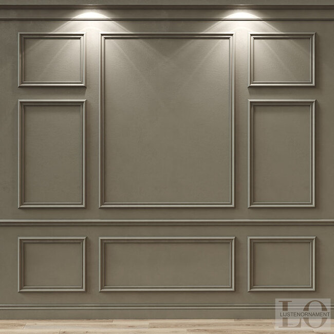 Grand Decor Panel moulding CR889 (62 x 26 mm), polyurethane, length 2 m