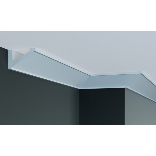 Grand Decor Kroonlijst P881 (85 x 55 mm), polyurethaan, lengte 2 m