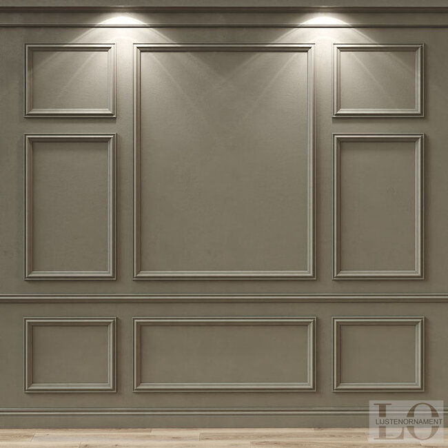 Grand Decor Panel moulding CR934 (65 x 21 mm), polyurethane, length 2 m