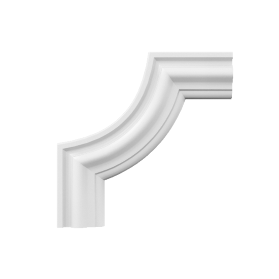 Grand Decor CR934B hoekbochten (240 x 240 mm), polyurethaan, set (4 hoeken)