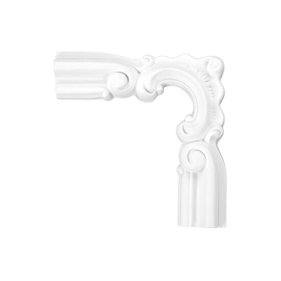 Grand Decor CR824A hoekbochten (145 x 145 mm), polyurethaan, set (4 hoeken)