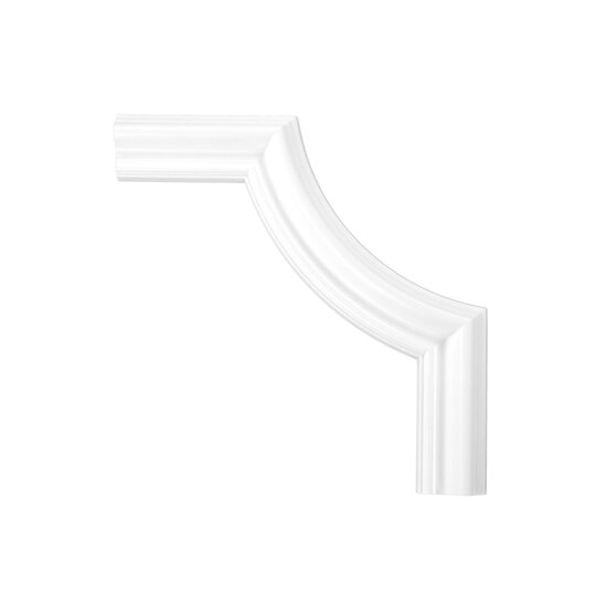 Grand Decor CR824B hoekbochten (230 x 230 mm), polyurethaan, set (4 hoeken