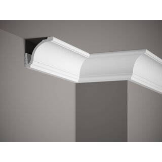 Plint MD161 LED (92 x 83 mm), lengte 2 m, HDPS - LED sierlijst voor indirecte verlichting