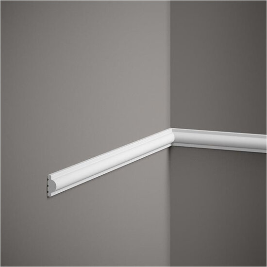 Mardom Decor Plint MD413 (25 x 12 mm), HDPS, lengte 2 m