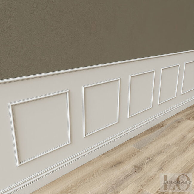 Mardom Decor Skirting board MD413 (25 x 12 mm), HDPS, length 2 m