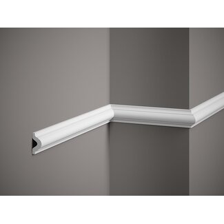Kaderlijst MDD332 (41 x 17 mm), polyurethaan, lengte 2 m OP = OP