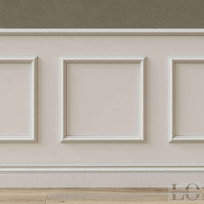 Kaderlijst MDD332 (41 x 17 mm), polyurethaan, lengte 2 m OP = OP