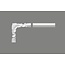 Kaderlijst MDD332 (41 x 17 mm), polyurethaan, lengte 2 m OP = OP