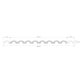 Mardom Decor 3D Wall Panel WP001T DUNA | 24,7 cm breed | lengte 2 meter