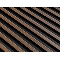 Mardom Decor 3D Wall Panel L0104T LAMELLI STRETTO | 12 cm breed | lengte 2 meter | Donkerbruin Eiken