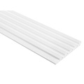 Mardom Decor 3D Wall Panel L0101T LAMELLI STRETTO | 12 cm breed | lengte 2 meter | Wit