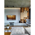 Mardom Decor 3D Wall Panel L0101T LAMELLI STRETTO | 12 cm breed | lengte 2 meter | Wit