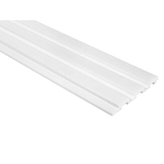 Mardom Decor Wall panel L0201T LAMELLI MEDIO | 12.1 cm wide | length 2 metres | White