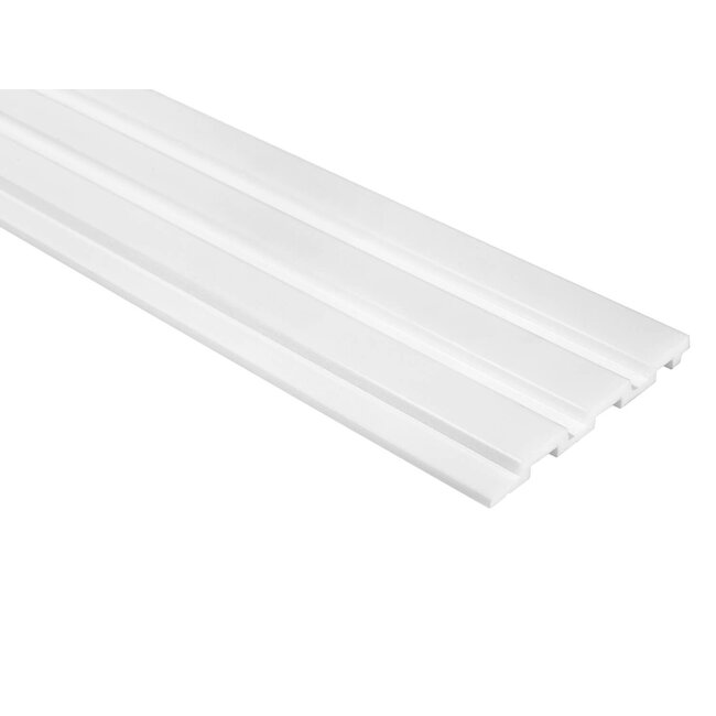 Mardom Decor Wall Panel L0201T LAMELLI MEDIO | 12,1 cm breed | lengte 2 meter | Wit