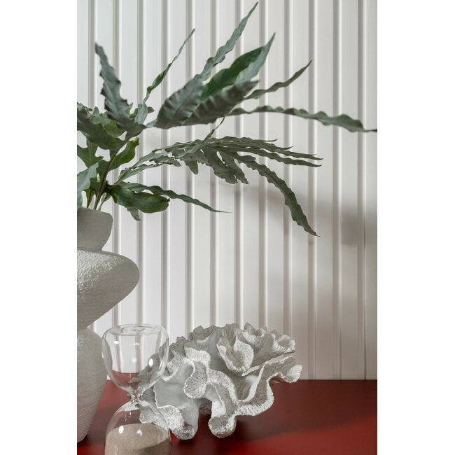 Mardom Decor Wall Panel L0201T LAMELLI MEDIO | 12,1 cm breed | lengte 2 meter | Wit