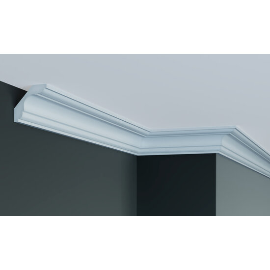 Grand Decor Plafondlijst P908 (59 x 59 mm), polyurethaan, lengte 2 m