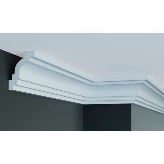 Grand Decor Plafondlijst P928 (102 x 76 mm), polyurethaan, lengte 2 m