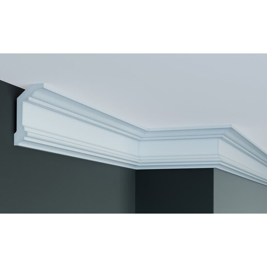 Grand Decor Kroonlijst P923 (100 x 55 mm), polyurethaan, lengte 2 m
