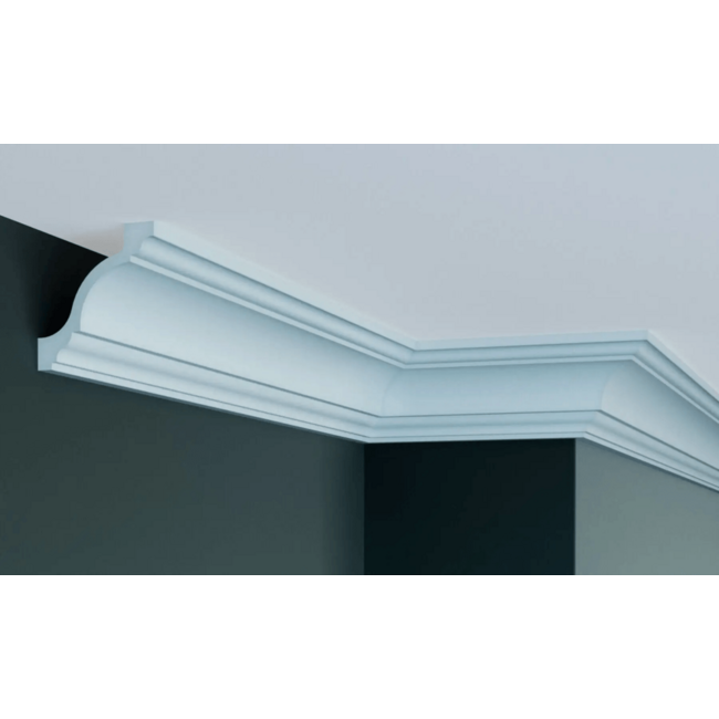 Grand Decor Plafondlijst P835 (87 x 79 mm), polyurethaan, lengte 2 m