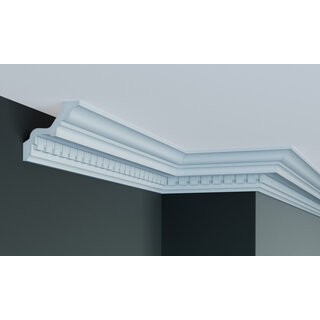 Plafondlijst C738 (85 x 85 mm), polyurethaan, lengte 2 m