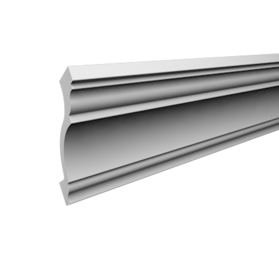 Grand Decor Plafondlijst P835 (83 x 83 mm), polyurethaan, lengte 2 m