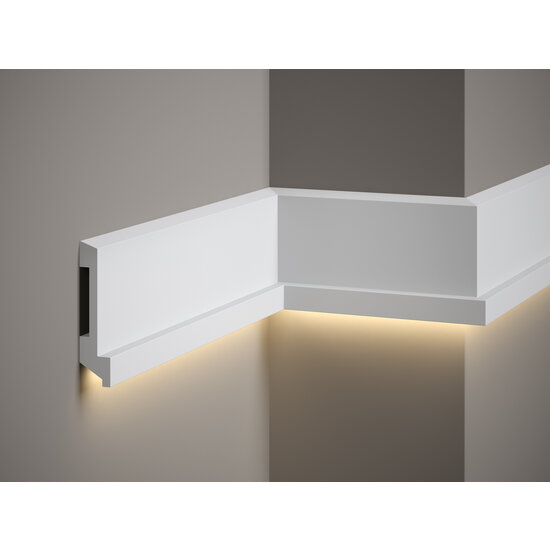 Mardom Decor Plint MD025 LED (110 x 27 mm), lengte 2 m