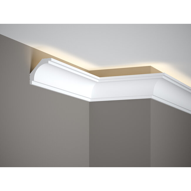Mardom Decor Skirting board MD145 LED (60 x 60 mm), HDPS, length 2 m