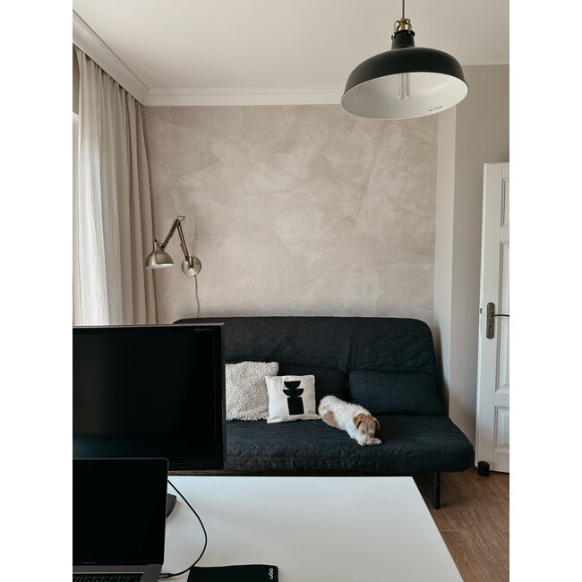 Mardom Decor Curtain profile MD161 LED (92 x 83 mm), length 2 m, HDPS – LED moulding for indirect lighting