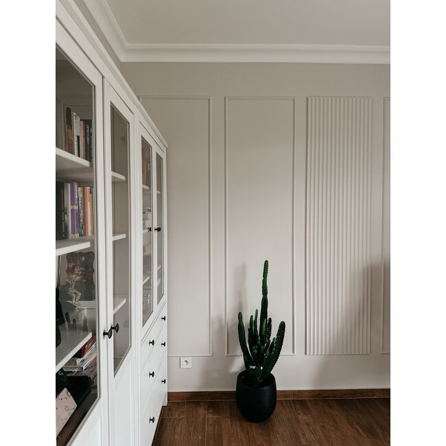 Mardom Decor Curtain profile MD161 LED (92 x 83 mm), length 2 m, HDPS – LED moulding for indirect lighting