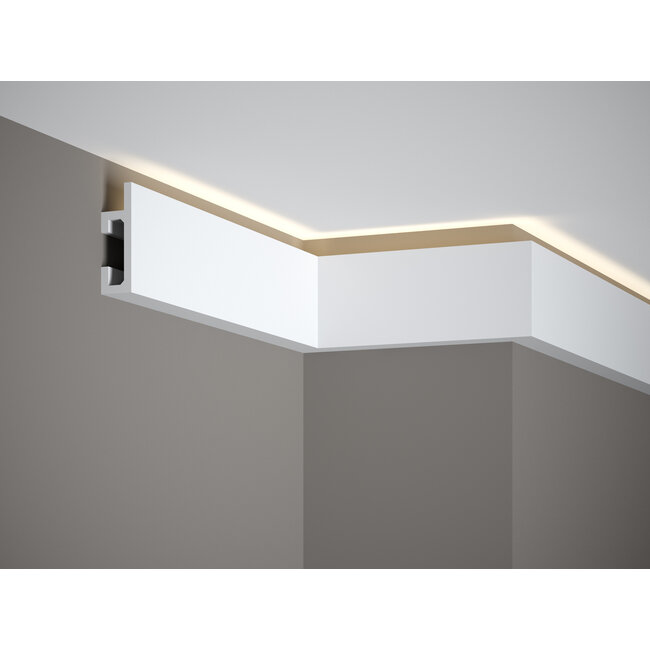 Mardom Decor Plint LED QL019 (80 x 25 mm), lengte 2 m