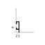 Mardom Decor Plint LED QL019 (80 x 25 mm), lengte 2 m