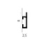 Mardom Decor Plint LED QL019 (80 x 25 mm), lengte 2 m