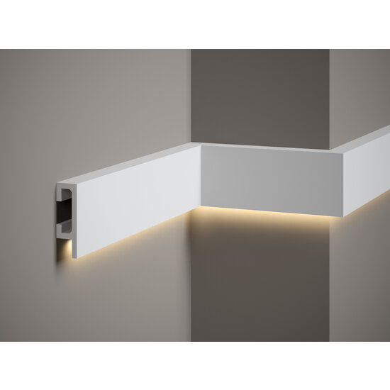 Mardom Decor Plint LED QL019 (80 x 25 mm), lengte 2 m