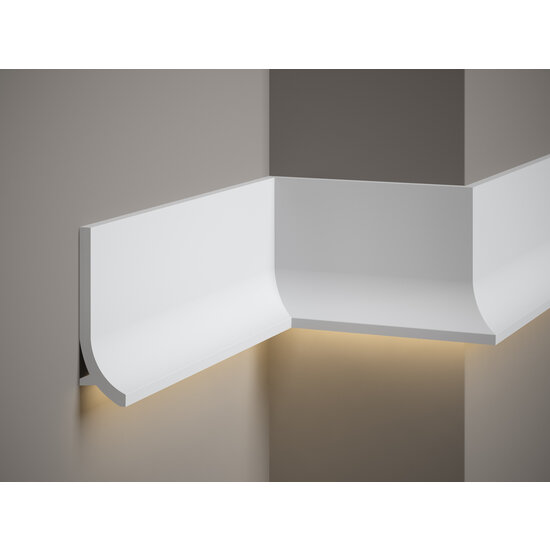 Mardom Decor Plint QS011 LED (135 x 40 mm), lengte 2 m