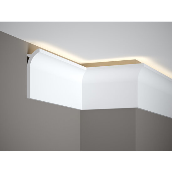 Mardom Decor Skirting QS011 LED (135 x 40 mm), length 2 m