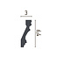 Grand Decor Kroonlijst C747 (64 x 30 mm), polyurethaan, lengte 2 m