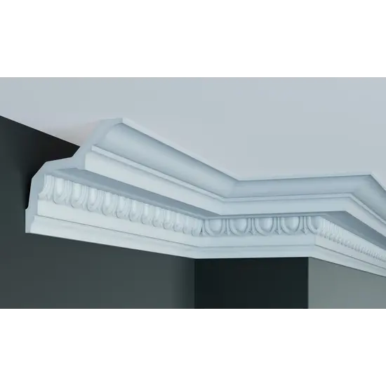 Grand Decor Kroonlijst C755 (130 x 120 mm), polyurethaan, lengte 2 m