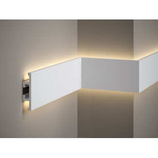Mardom Decor Plint LED QL017 (100 x 25 mm), lengte 2 m