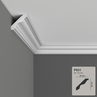 Grand Decor Ceiling moulding P931 (50 x 54 mm), polyurethane, length 2 m