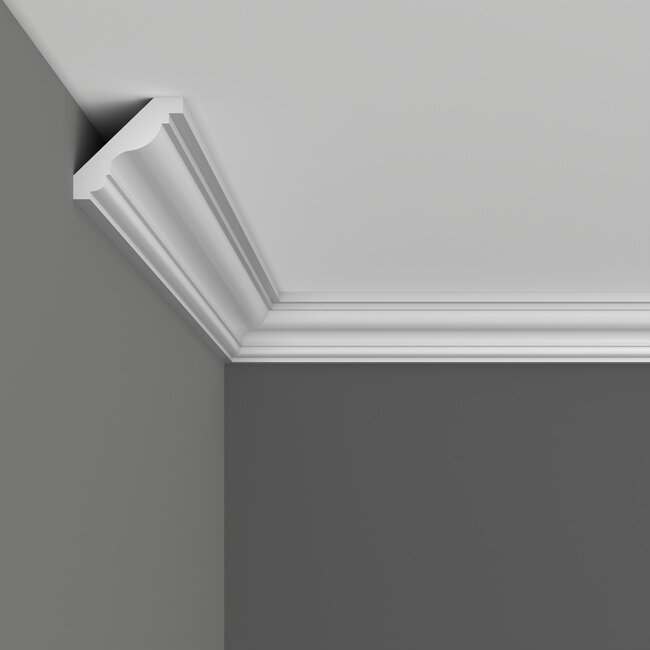 Grand Decor Plafondlijst P931 (50 x 54 mm), polyurethaan, lengte 2 m