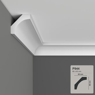Grand Decor Ceiling moulding P944 (66 x 65 mm), polyurethane, length 2 m