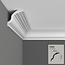 Grand Decor Cornice P905 (81 x 80 mm), polyurethane, length 2 m