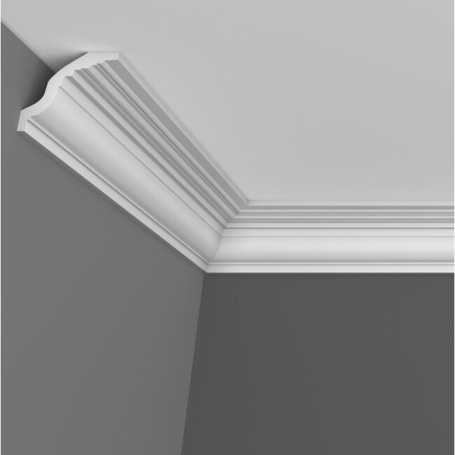 Grand Decor Cornice P905 (81 x 80 mm), polyurethane, length 2 m