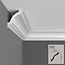 Grand Decor Plafondlijst P835 (87 x 79 mm), polyurethaan, lengte 2 m