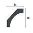 Grand Decor Plafondlijst P941 (51 x 46 mm), polyurethaan, lengte 2 m