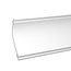 Grand Decor Cornice P893 (90 x 65 mm), polyurethane, length 2 m