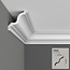Grand Decor Cornice P855 (91 x 91 mm), polyurethane, length 2 m