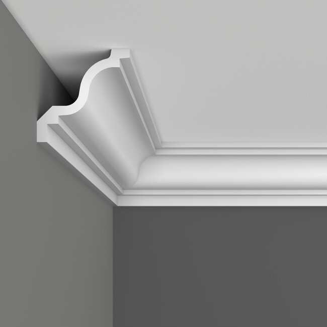 Grand Decor Cornice P855 (91 x 91 mm), polyurethane, length 2 m