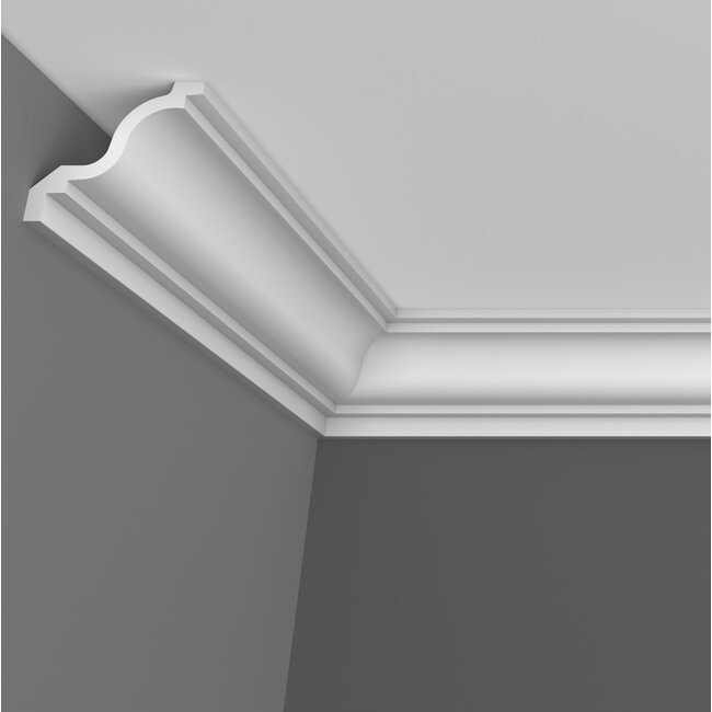 Grand Decor Cornice P855 (91 x 91 mm), polyurethane, length 2 m